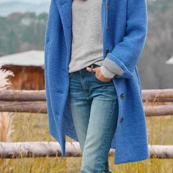 Amelie - Elegant Long Winter Coat for Timeless Style and Warmth