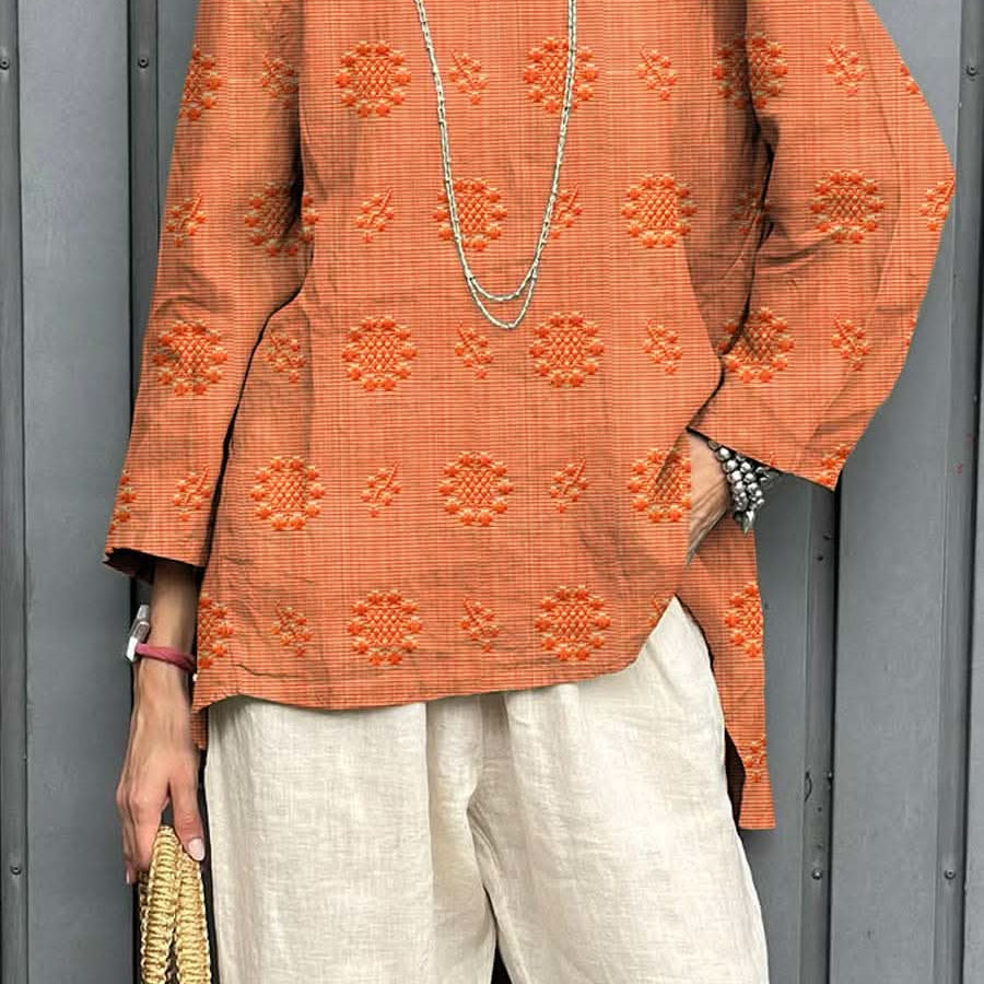 Women's Maryan Vintage Floral Shirt - Timeless Bloom Print for