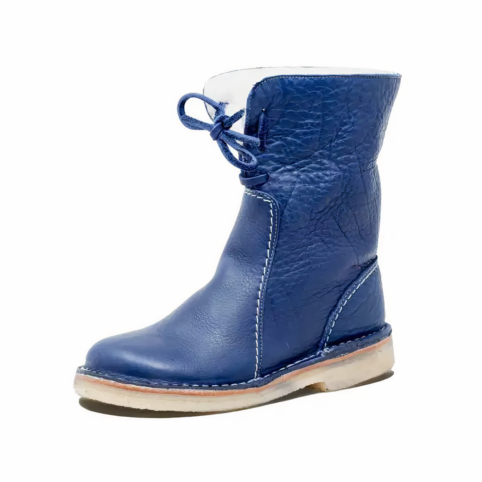 Chic Women's Casual Leather Mid-Calf Boots for Everyday Style and Comfort