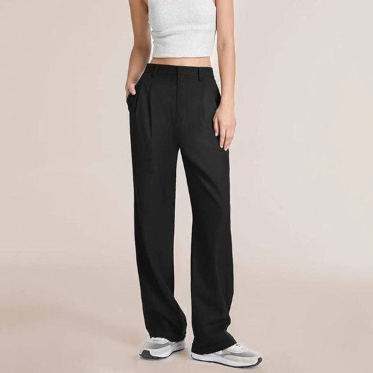 Women's Flattering Wide-Leg Trousers