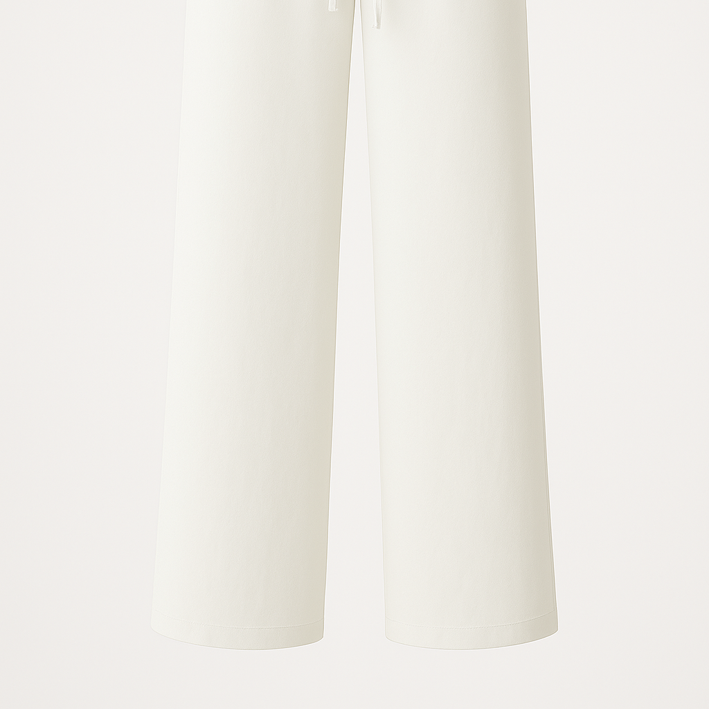 Women's Palazzo pants with high waist and tie belt – Elegance and