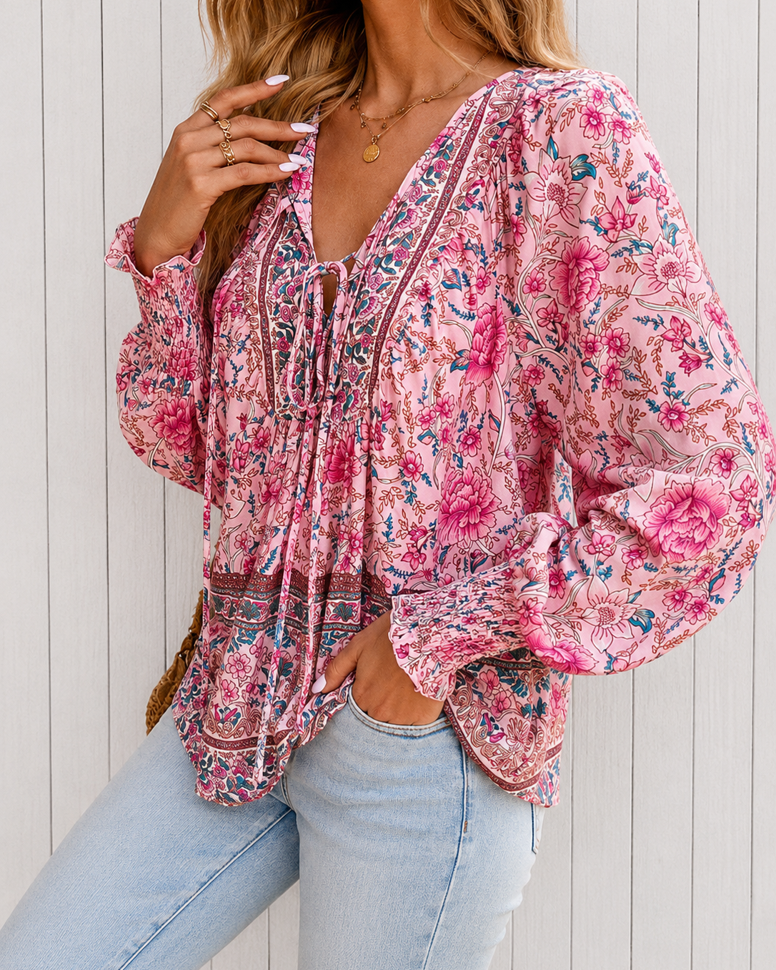 Clothing > Blouses : Audry™ | Elegant Blouse in van DUUWE