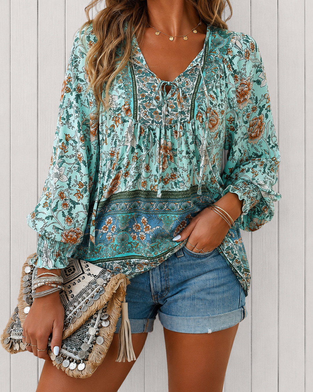 Clothing > Blouses : Audry™ | Elegant Blouse in van DUUWE