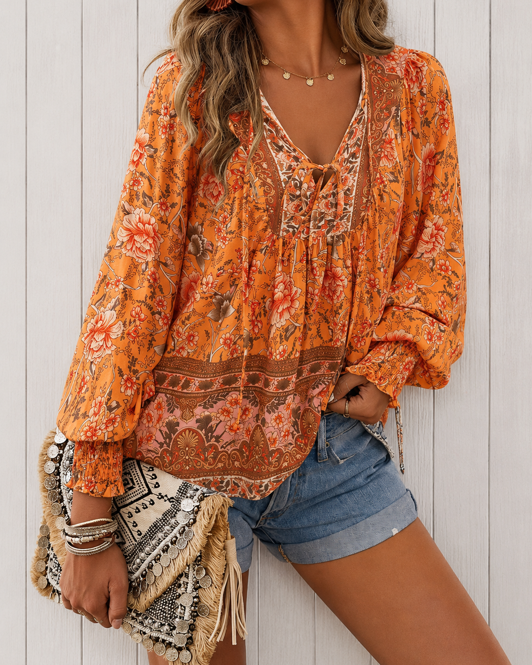 Clothing > Blouses : Audry™ | Elegant Blouse in van DUUWE