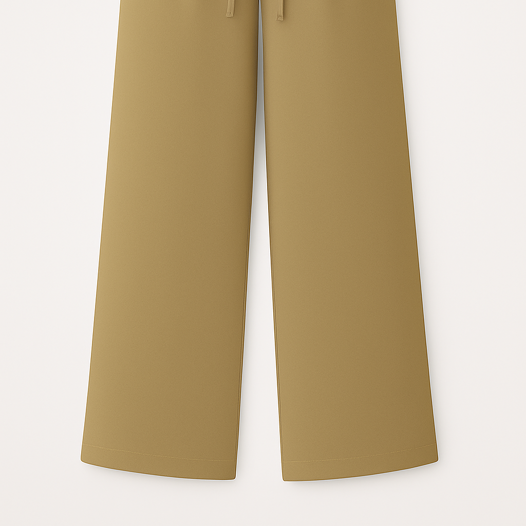Women's Palazzo pants with high waist and tie belt – Elegance and