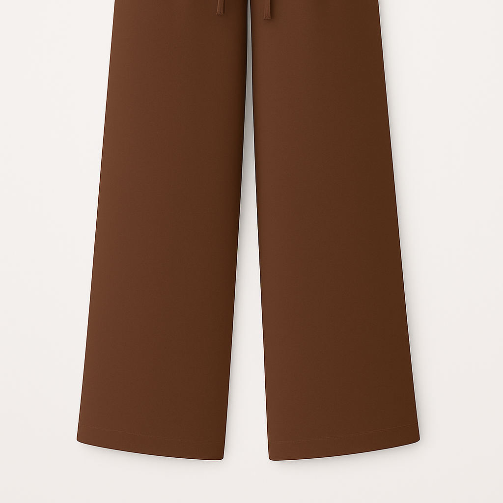 Women's Palazzo pants with high waist and tie belt – Elegance and