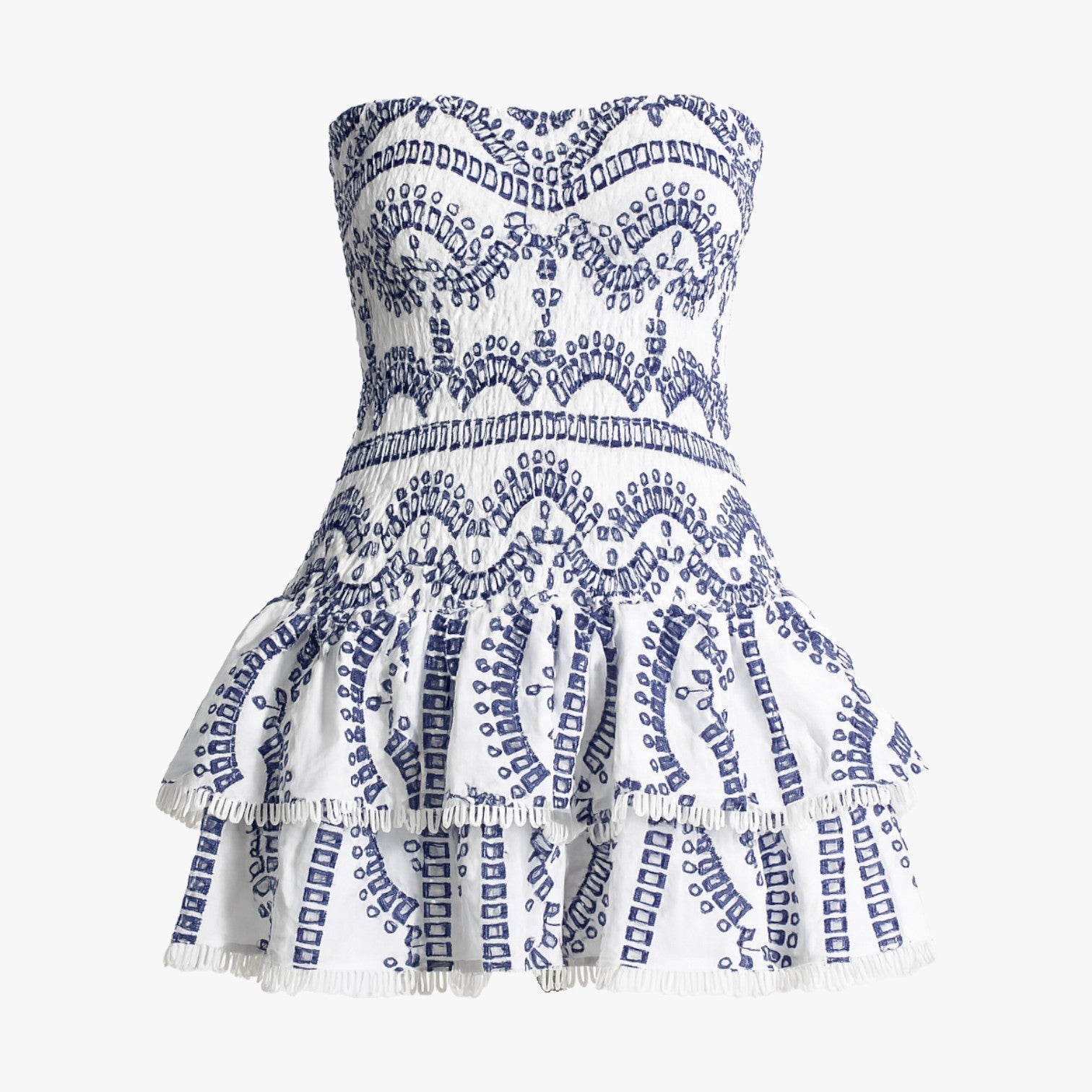 Women's Exclusive strapless slimming dress with elegant cutouts