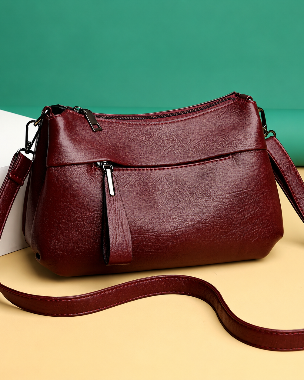: Alana™ Crossbody Bag in Red van DUUWE