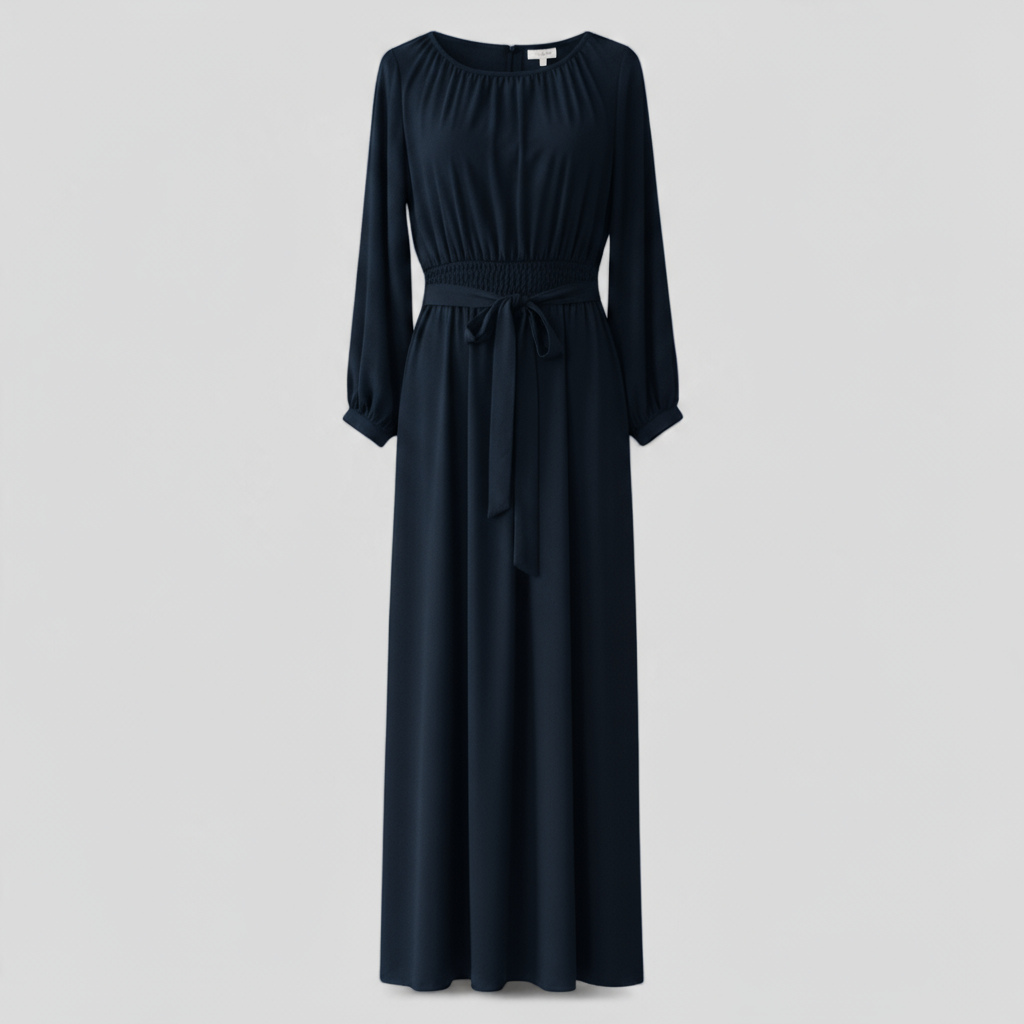Women's Elegant maxi dress with belt