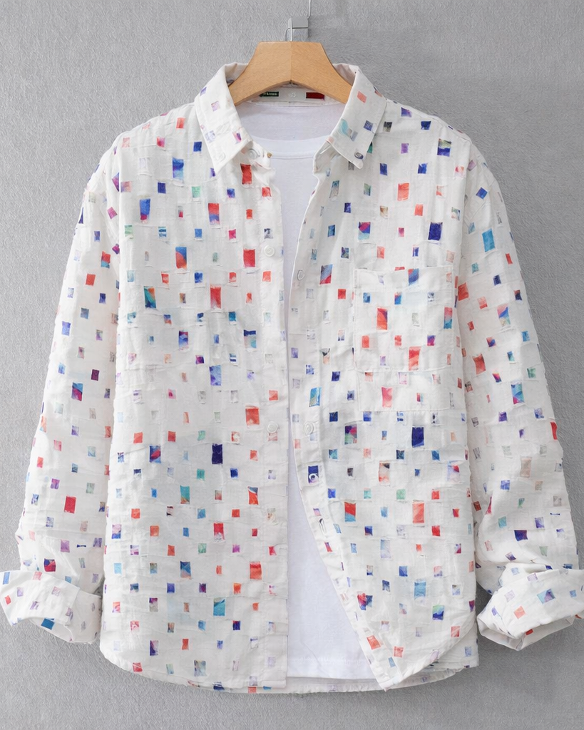 Frayed Fantasia Shirt - Edgy Distressed Style