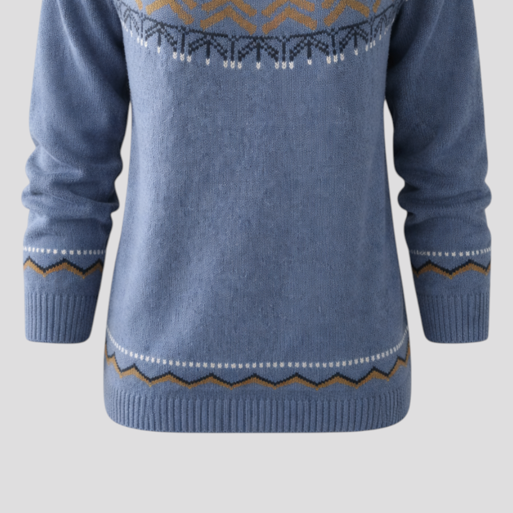 Timeless Vintage Knit Sweater - Elegant, Cozy Knitwear