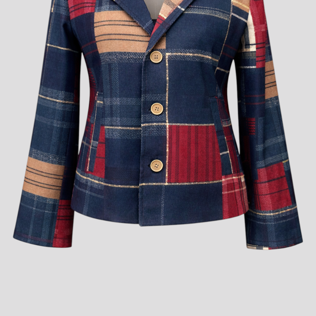 Noelle | Timeless Plaid Jacket