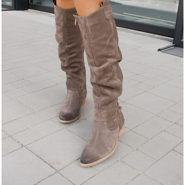 Lina – Plush, Warm Suede Boots for Women