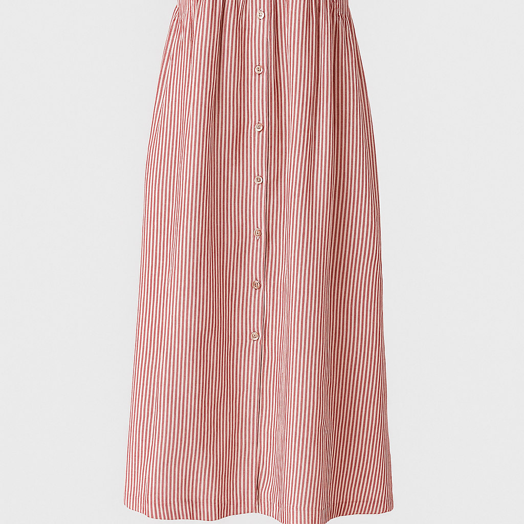 Women's Elegant Midi Dress with Pockets
