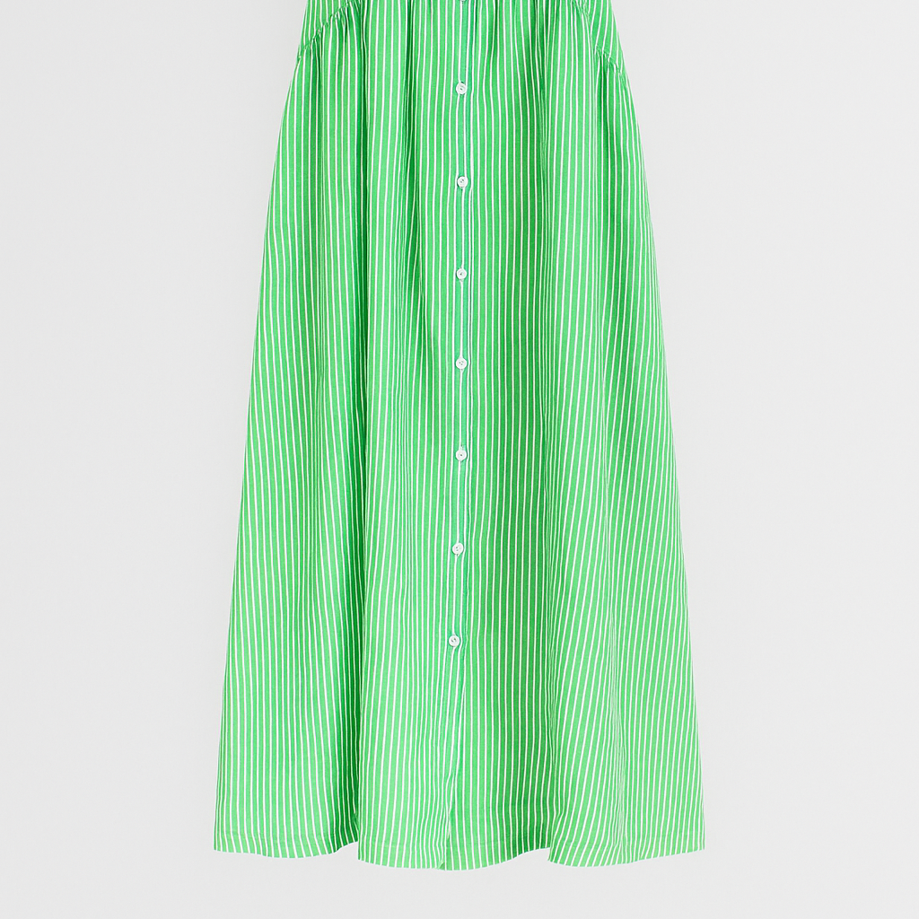 Women's Elegant Midi Dress with Pockets