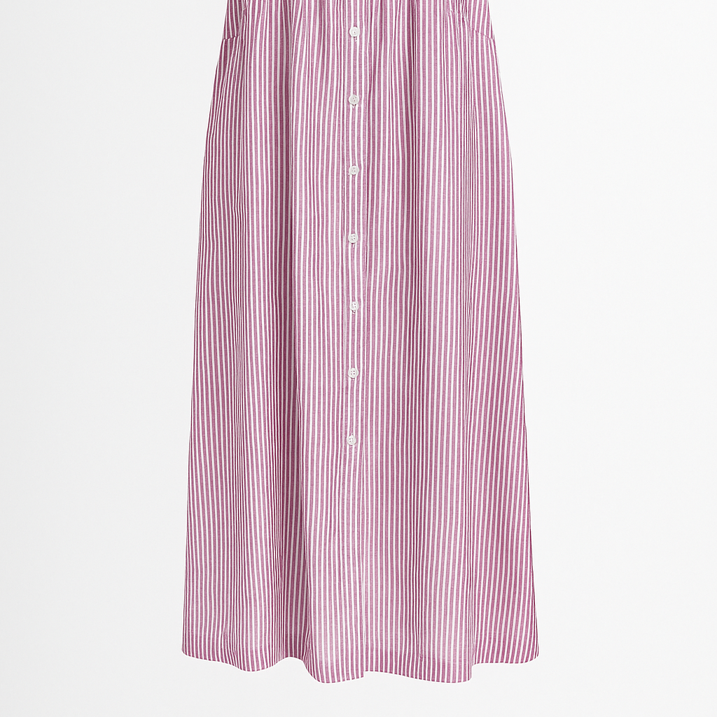 Women's Elegant Midi Dress with Pockets
