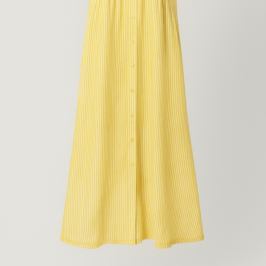 Women's Elegant Midi Dress with Pockets