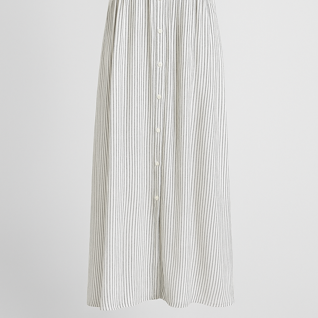 Women's Elegant Midi Dress with Pockets