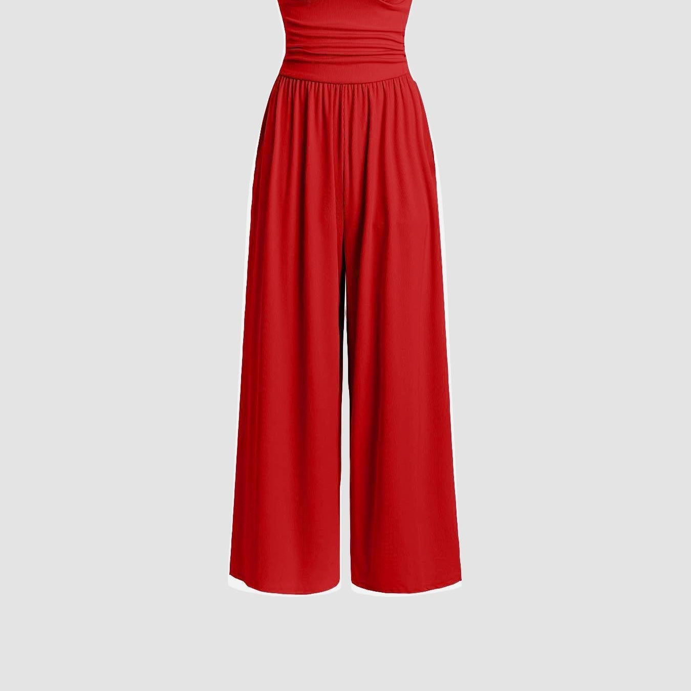 Charity – Elegant Sleeveless Wide-Leg Jumpsuit