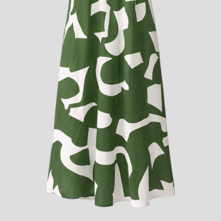 Women's Elegant V-Neck Maxi Dress