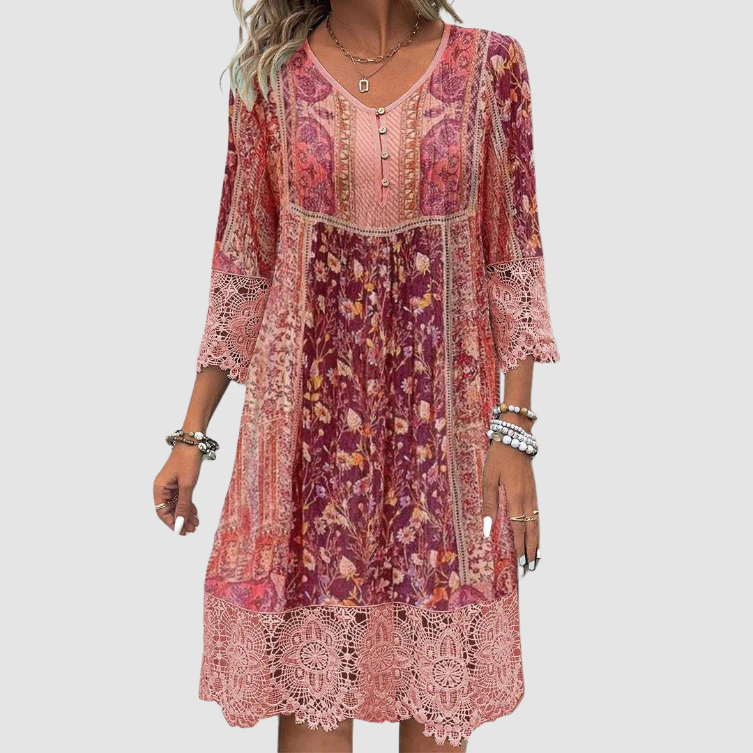 Women's Boho Dress - Flowy, Free-Spirited Bohemian Style