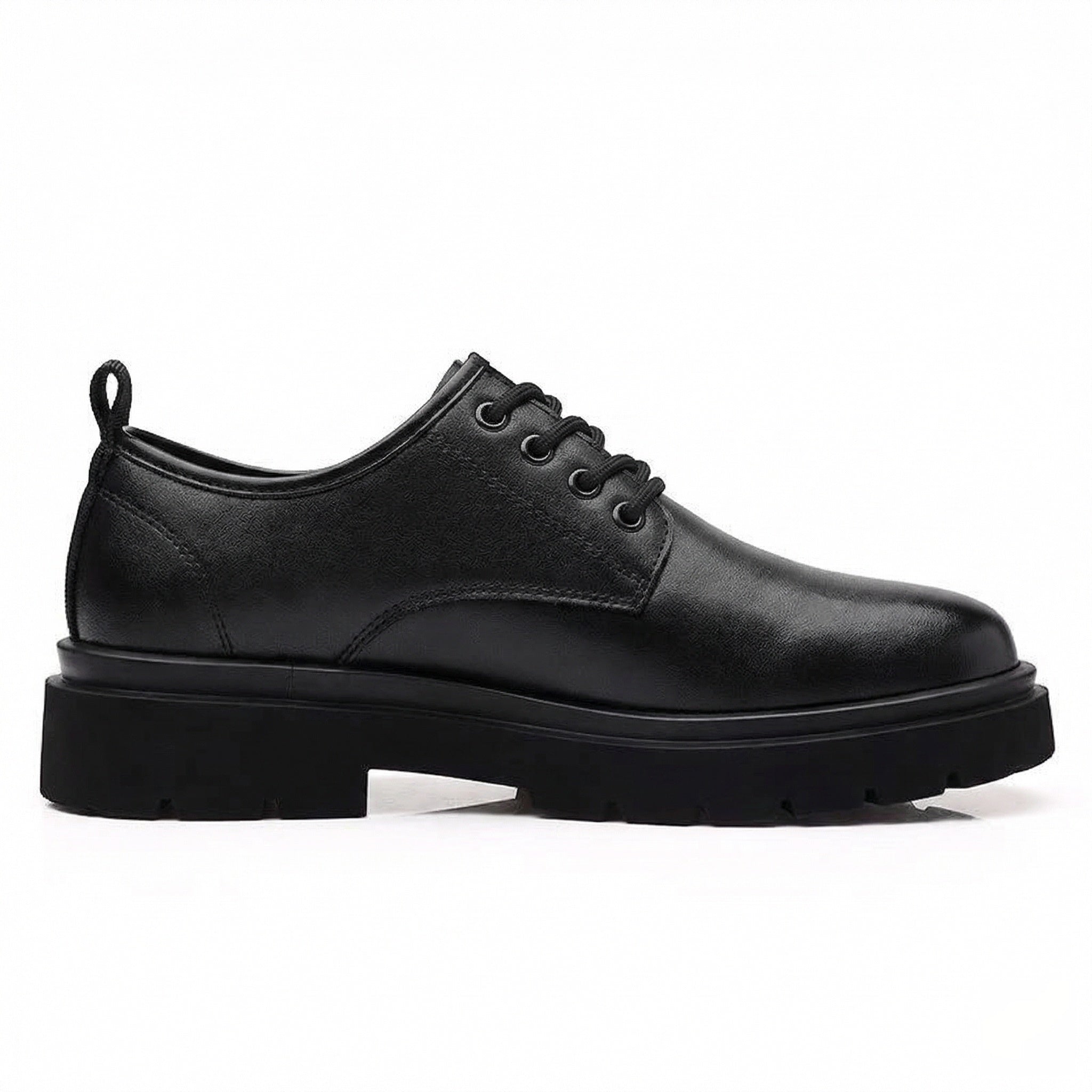 Men's PU Oxford Shoes with PVC Sole and Cushioned Insole – Sleek,