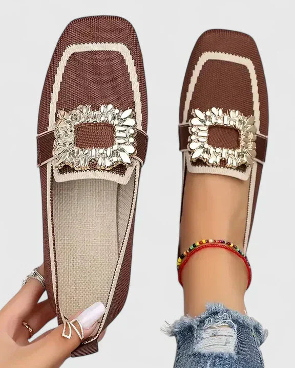 : Maylora - Comfortable Loafers in Brown van Paper Favor