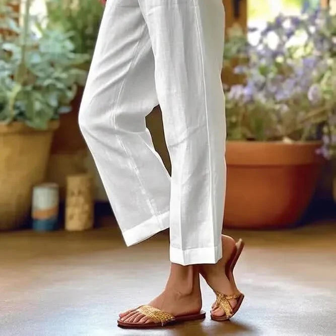 Women's Sandara Coastal Breeze Trousers - Lightweight, Airy Comfort