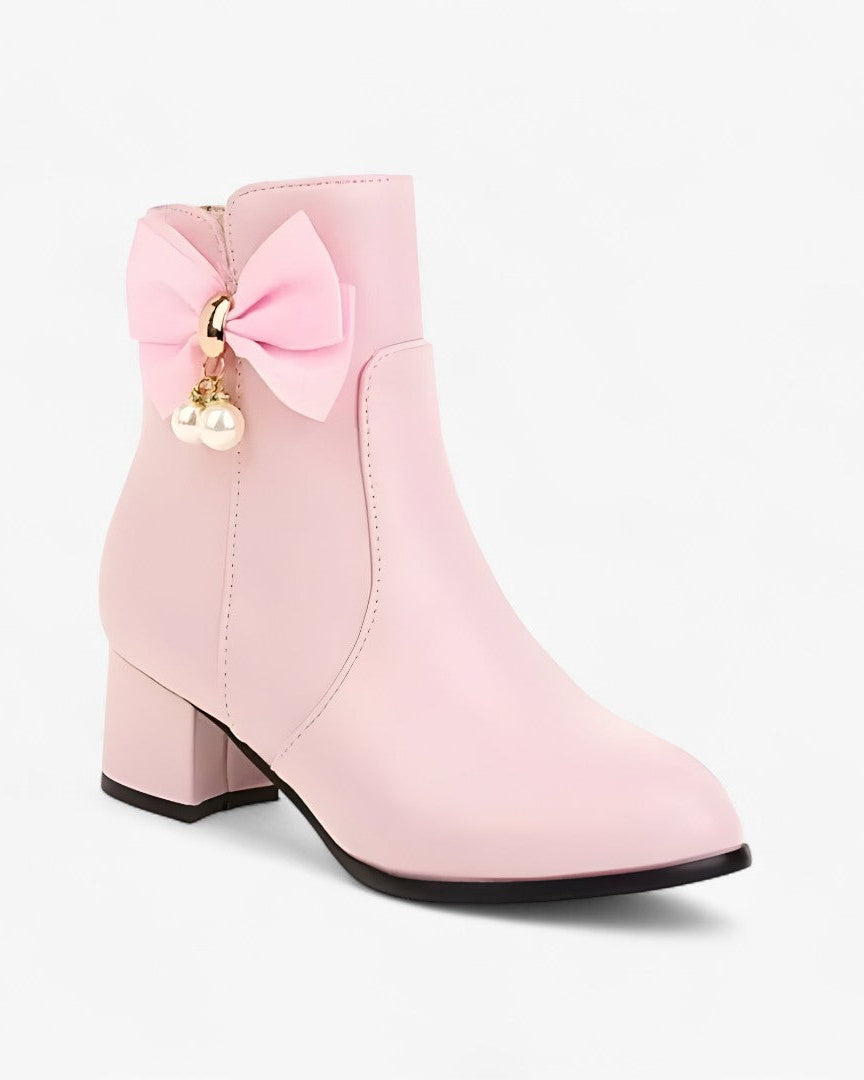 Ankle Boots with Bow and Heel for Large Sizes