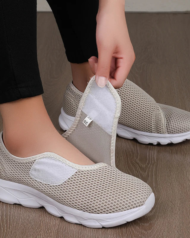 : Anna | Soft Comfortable Orthopedic Shoes in van Paper Favor