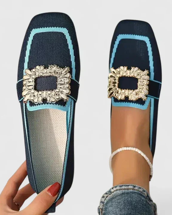 : Maylora - Comfortable Loafers in Blue van Paper Favor