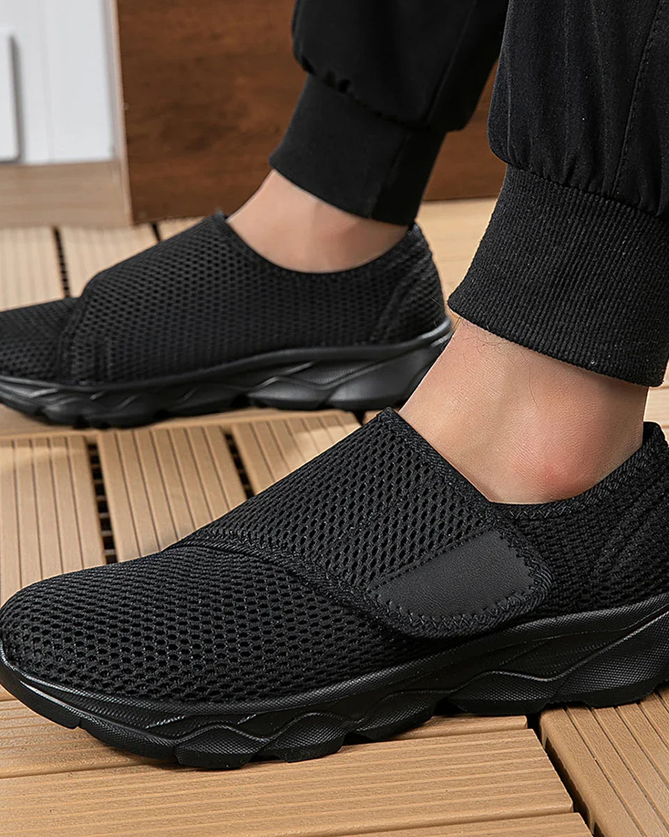 : Anna | Soft Comfortable Orthopedic Shoes in Black van Paper Favor