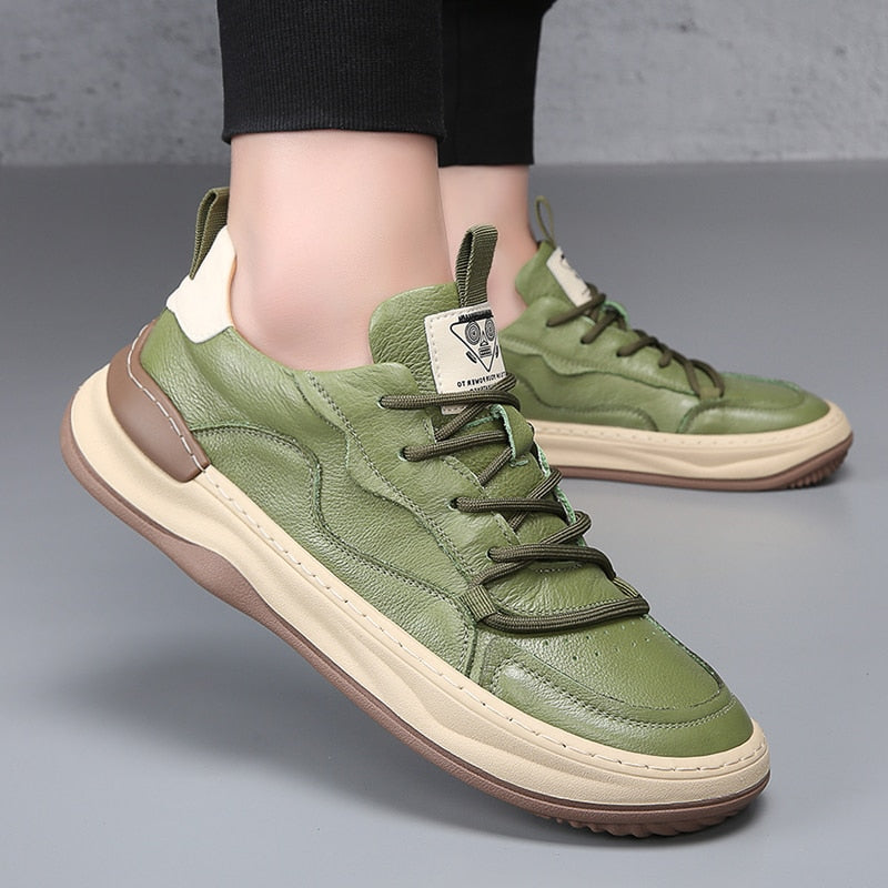 Men's Premium Genuine Leather Casual Shoes