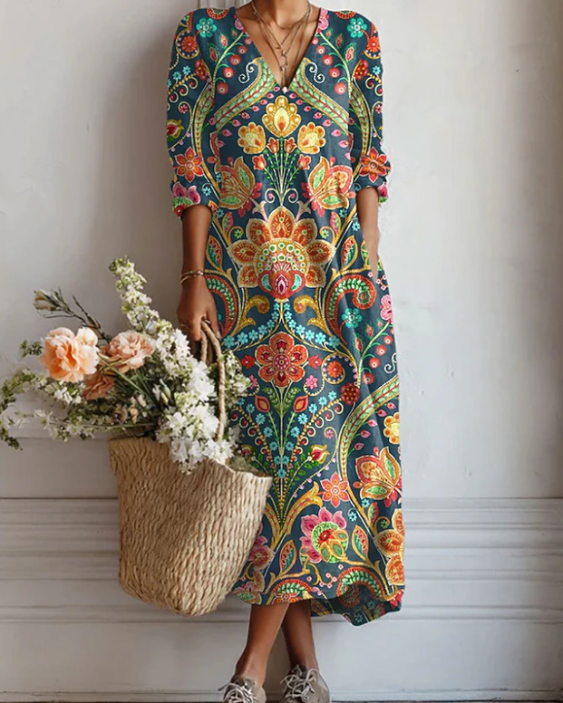 Clothing > Dresses : Lies™ | Everyday Comfort Dress in Dress (almost sold out) van Paper Favor