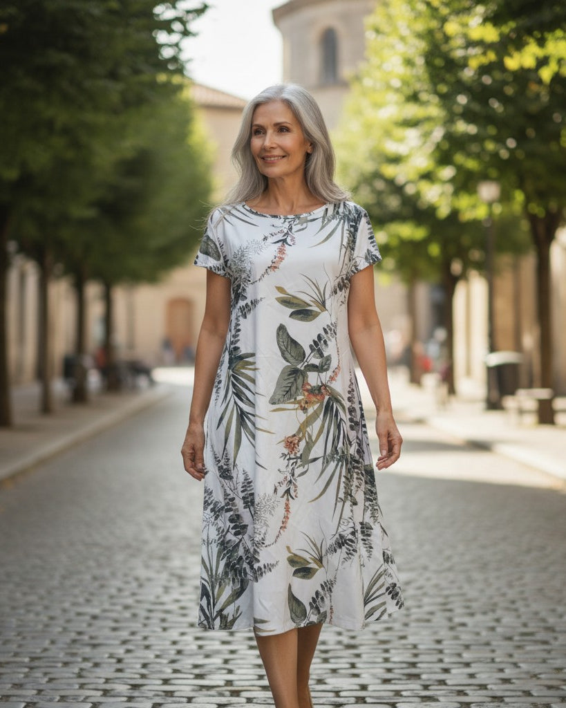 Sunniva Canvas Charm Dress - Effortless Everyday Style