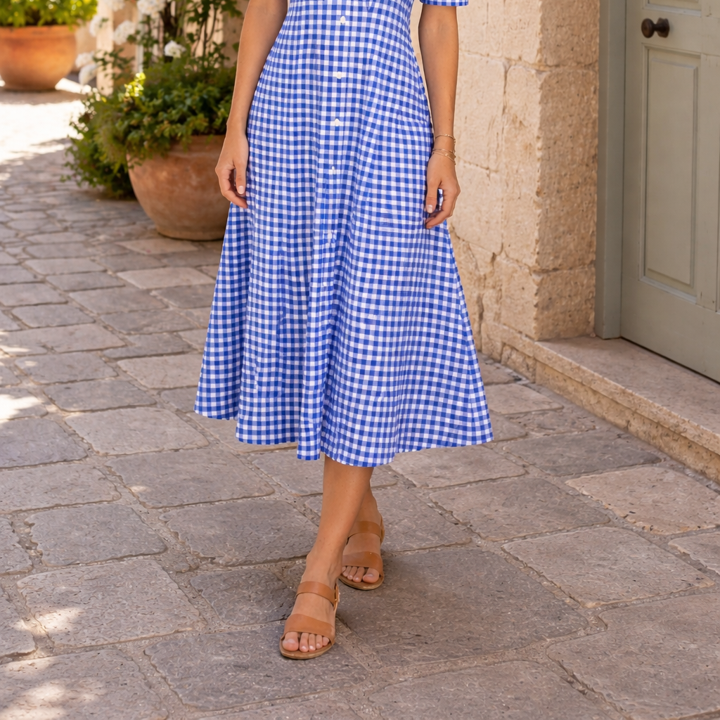 Deva | Timeless Gingham Dress