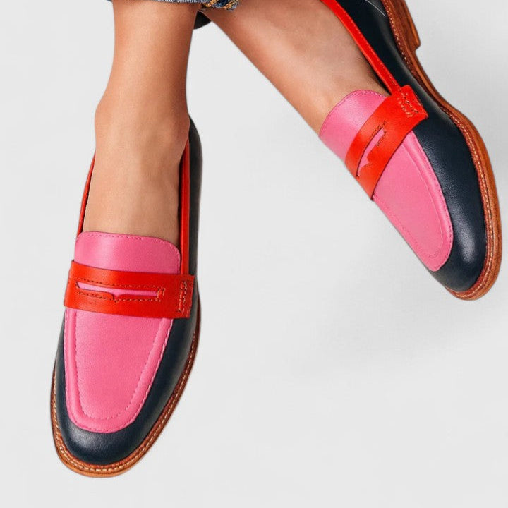 : Alisette | Elegant Loafers in Multi-colored van Paper Favor