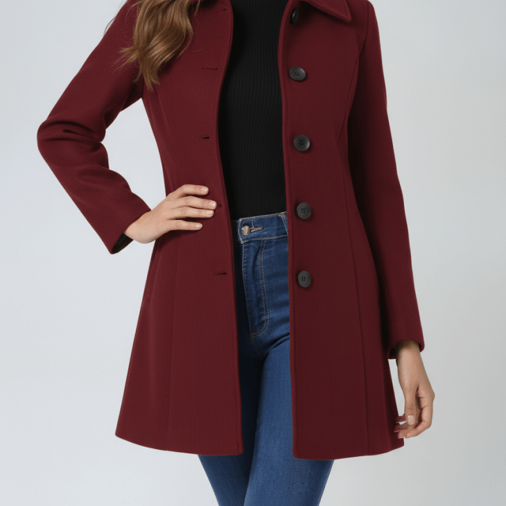 Helena Women's Button-Front Winter Coat