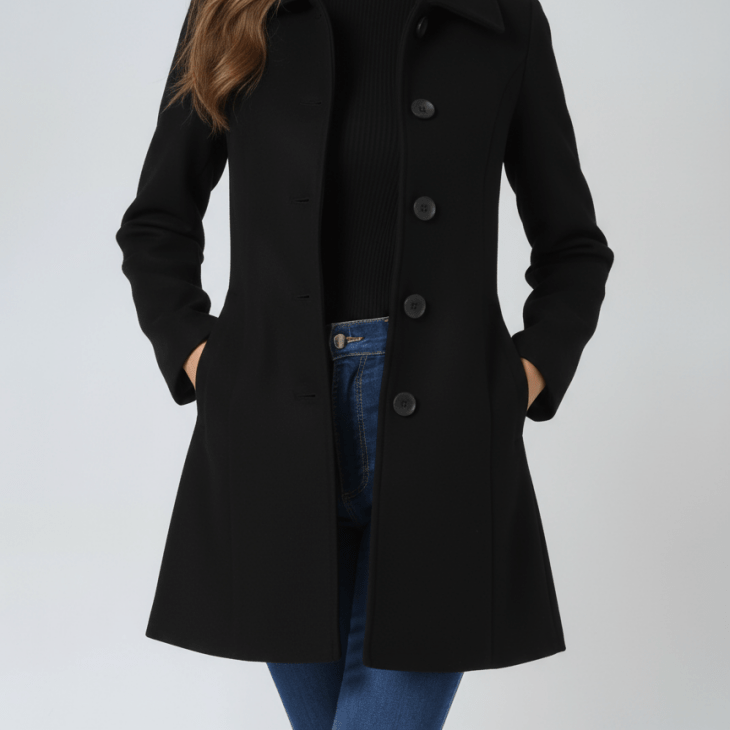 Helena Women's Button-Front Winter Coat