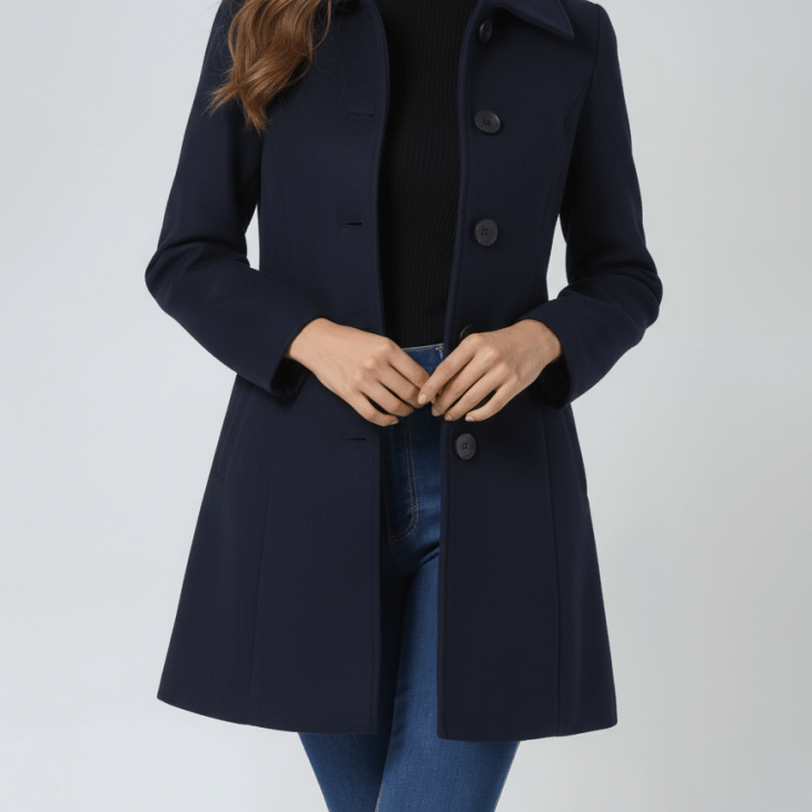 Helena Women's Button-Front Winter Coat