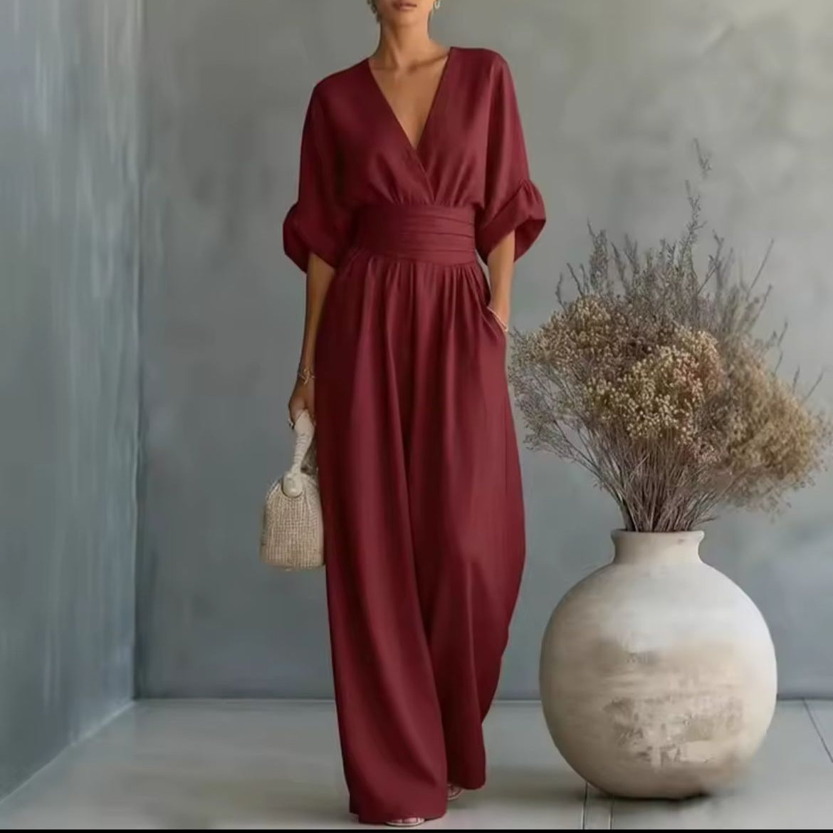 Risel - Jumpsuit to Feel Comfortable and Polished on Your Day.