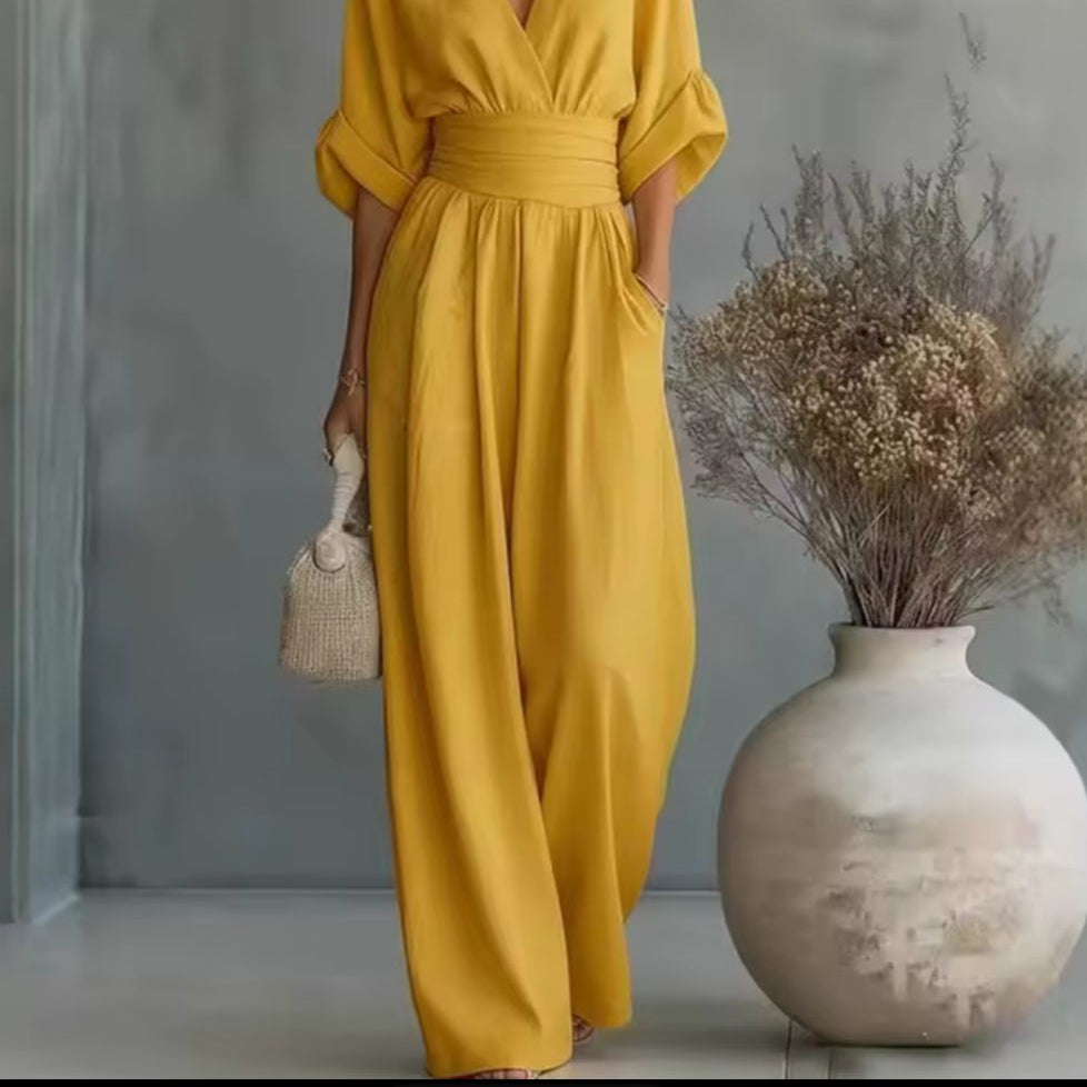 Risel - Jumpsuit to Feel Comfortable and Polished on Your Day.