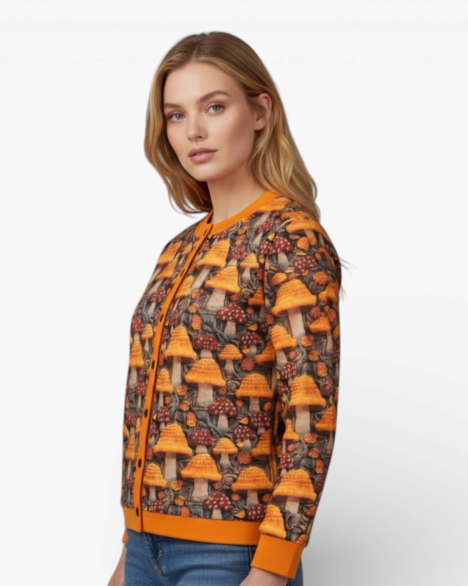 Women's Vintage Knit Cardigan Sweater – Timeless Style, Cozy Comfort
