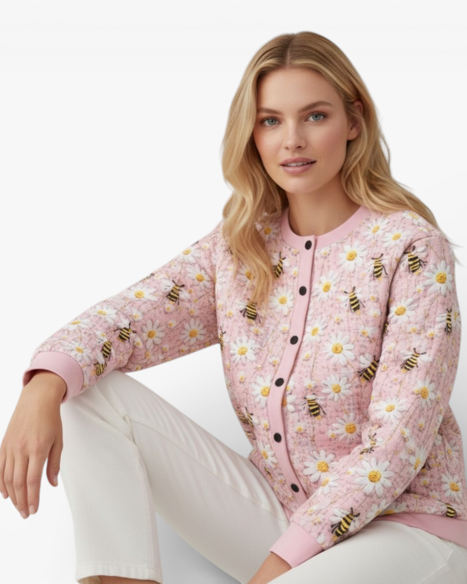 Women's Vintage Knit Cardigan Sweater – Timeless Style, Cozy Comfort