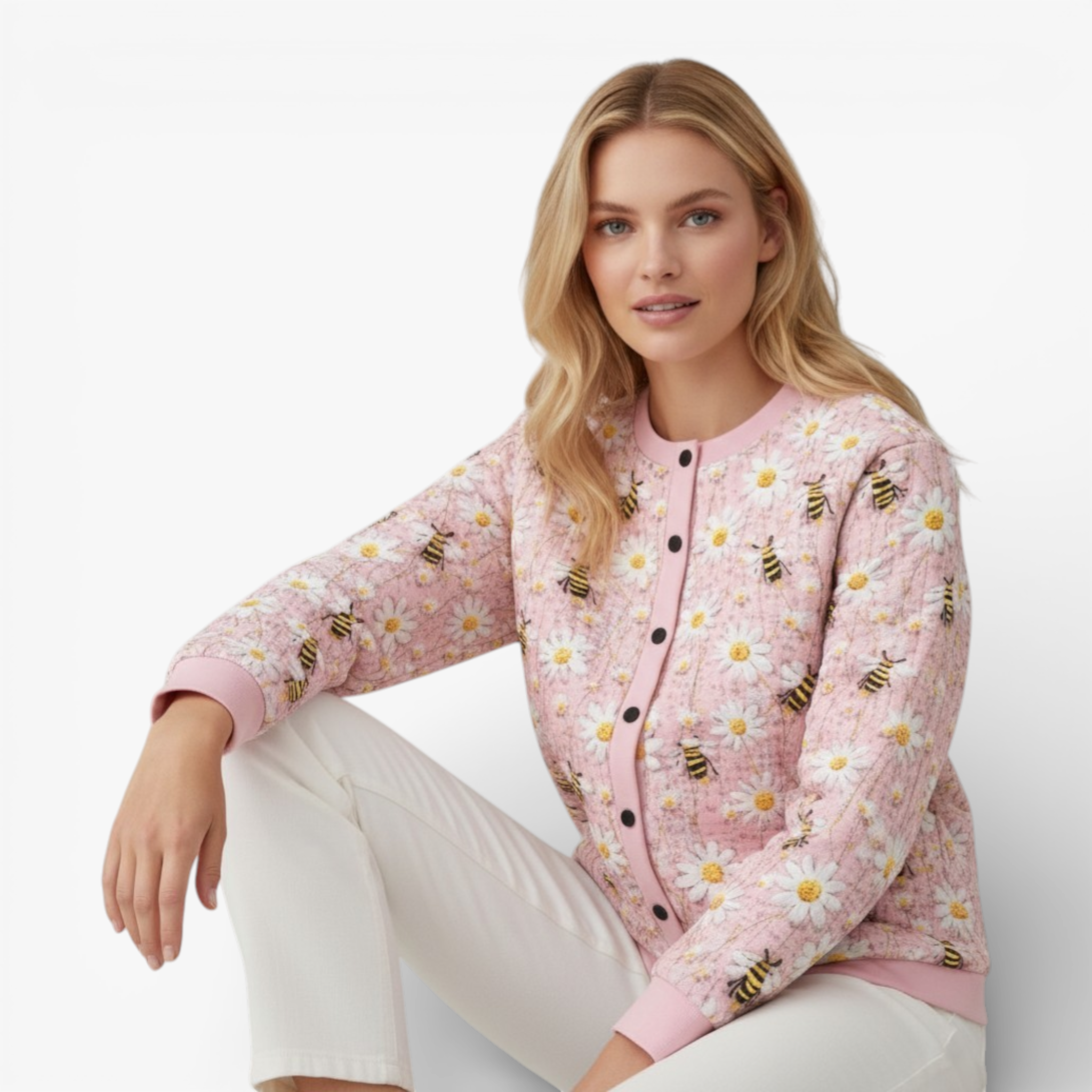 Women's Vintage Knit Cardigan Sweater – Timeless Style, Cozy Comfort