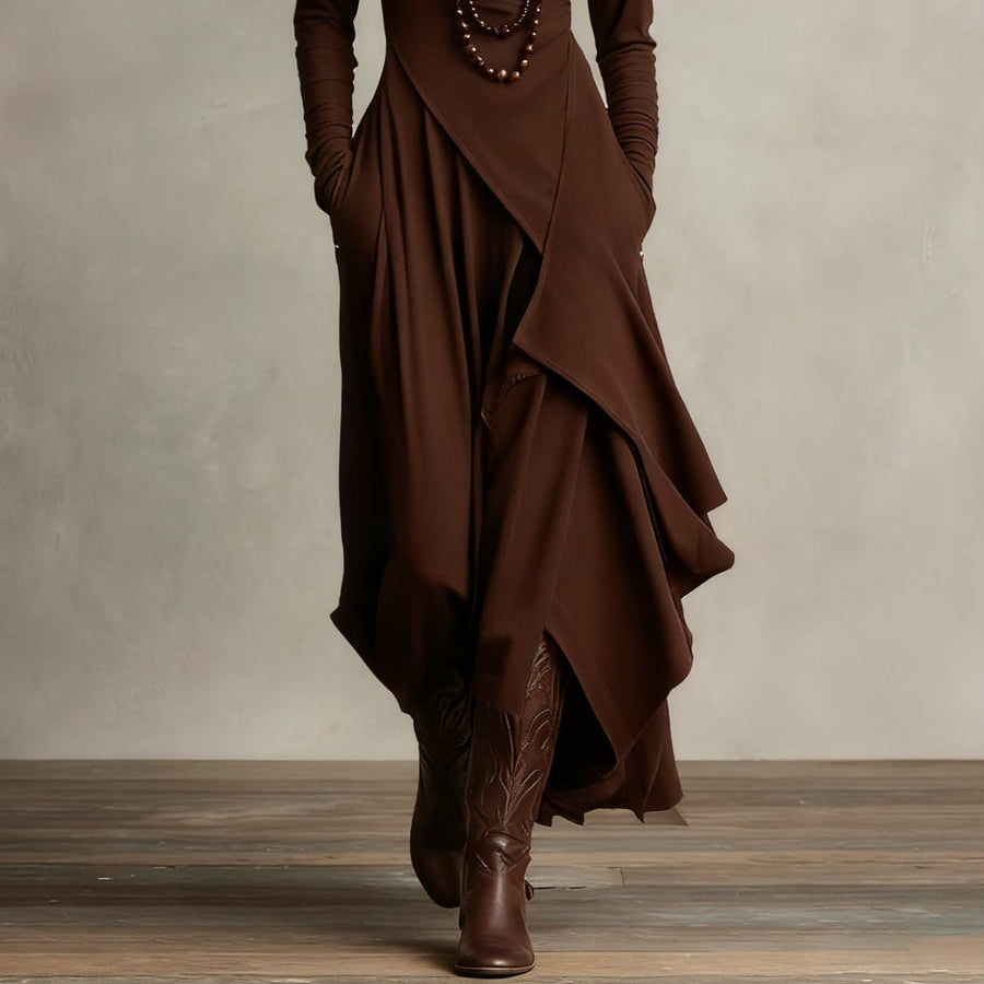 Daniela | Elegant Asymmetrical Maxi Dress