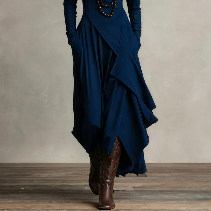 Daniela | Elegant Asymmetrical Maxi Dress