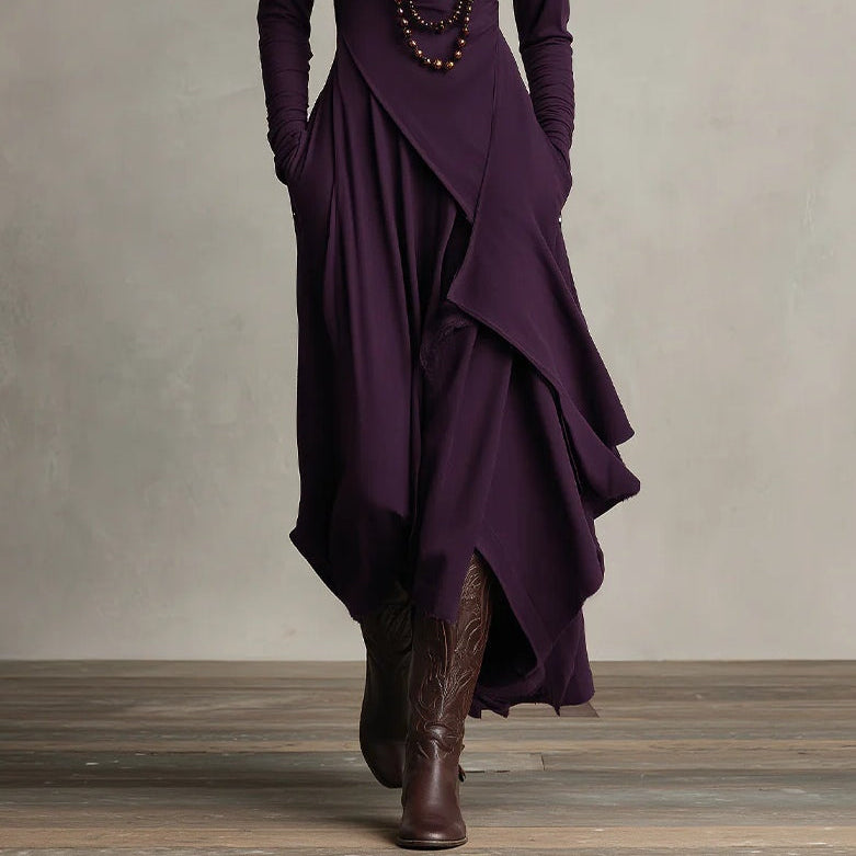 Daniela | Elegant Asymmetrical Maxi Dress