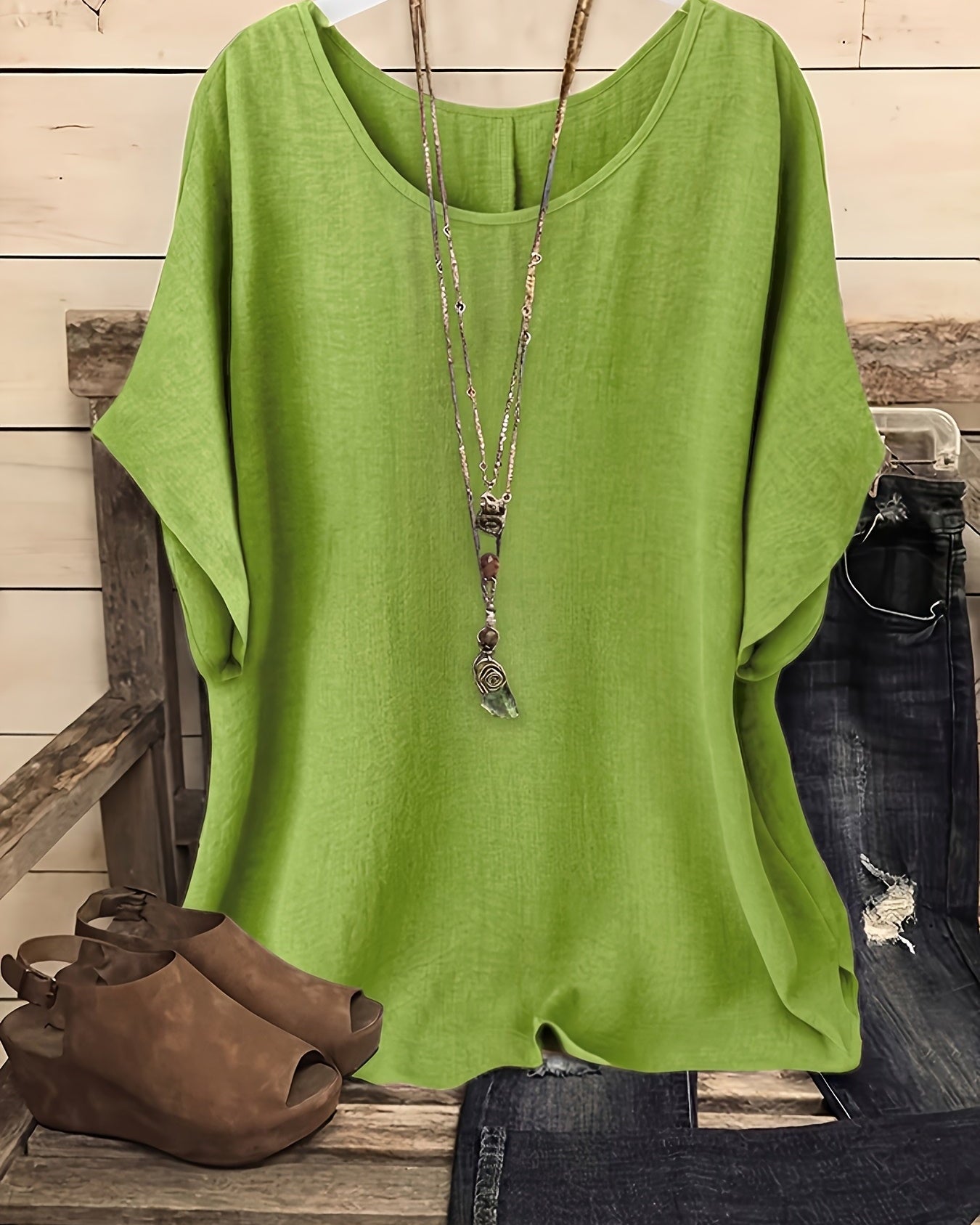 Clothing > Blouses : Sienna™ | Effortless Summer Top in van Paper Favor