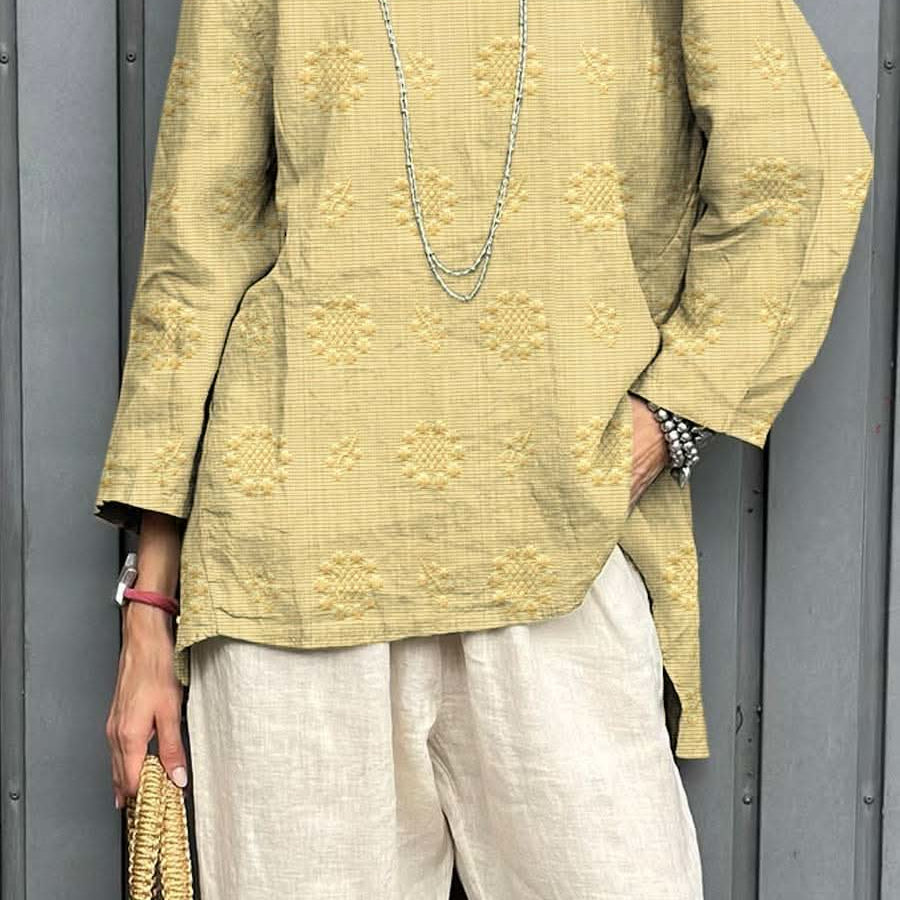 Women's Maryan Vintage Floral Shirt - Timeless Bloom Print for
